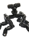 1/4'' Tub 360 Adjustable Reptiles Fogger Mist Sprinkler Rainforest Tank Aquarium System Connect Fine spray effect