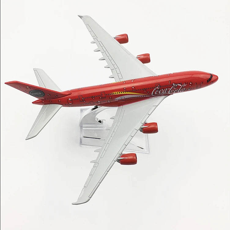 16CM COLA Airlines Airbus A380 Aircraft Model