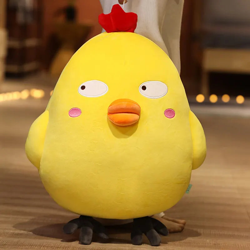 Cute Yellow Chicken Plush Stuffed Animal Soft Pillow