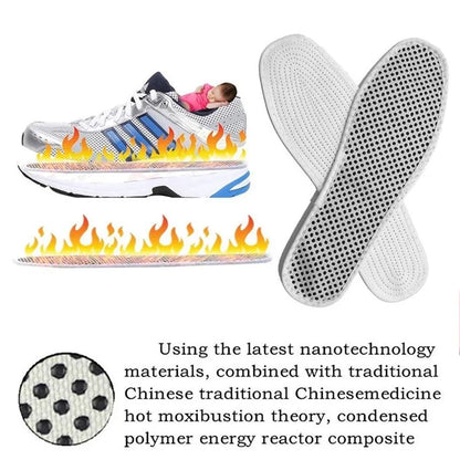 1Pair Magnetic Therapy Insoles Transparent Weight Loss Slimming Insole Massage Foot Care Shoe Pad