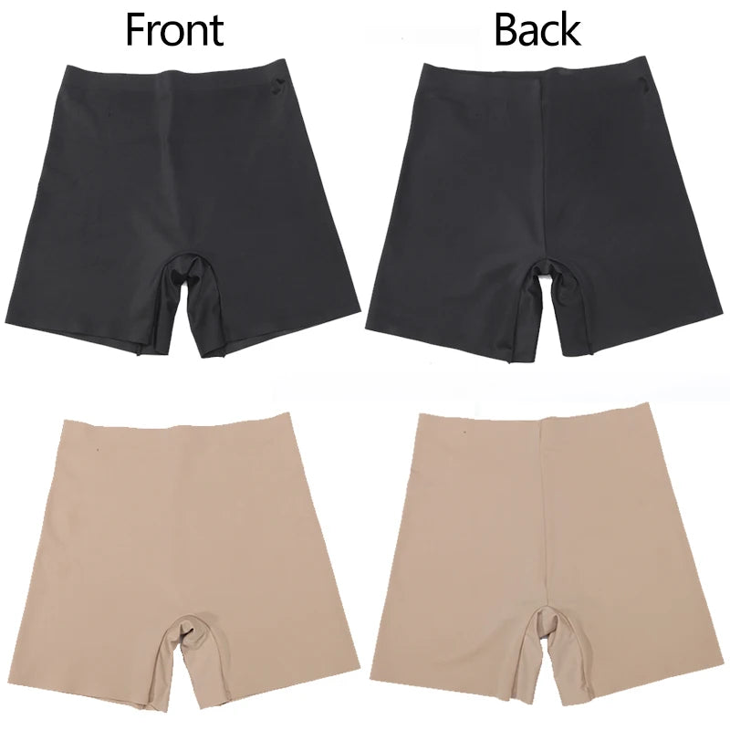 Women Slip Shorts Under Skirt Anti Chafing Boxer High Waist Boy shorts Anti-emptied Panties