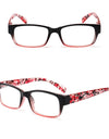 Flower Print Resin Reading Glasses Ultra-light Presbyopia Glasses Ladies Far Eyewear +1.0 +1.5 +2.0 +2.5 +3.5 +4.0