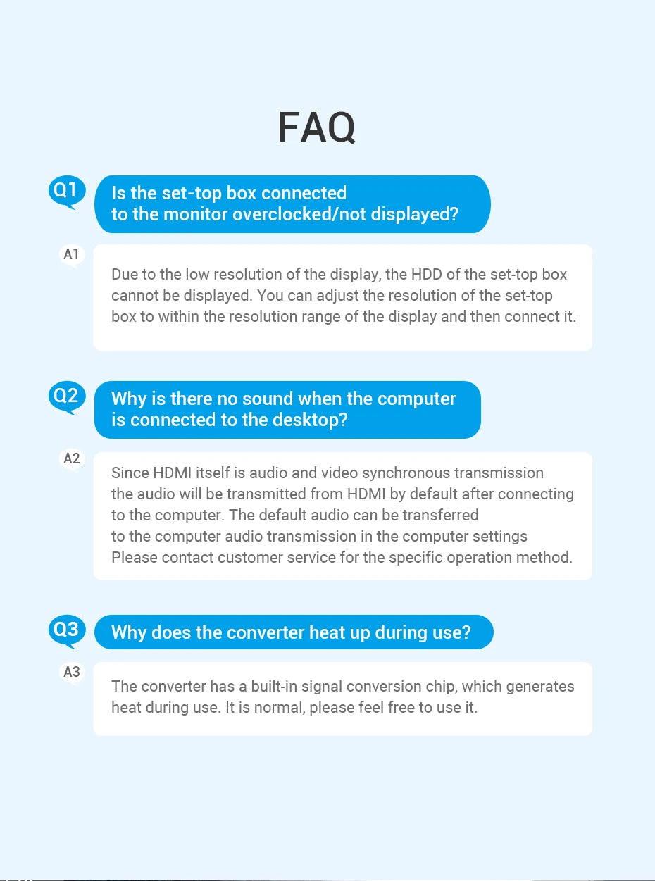 HDMI to VGA Adapter Male to Female Converter 1080P VGA to HDMI With 3.5 Jack Audio Cable for Laptop TV Box HDMI to VGA