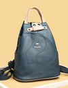 Leather Backpacks Zipper Female Chest Bag Travel Back Pack Ladies Bagpack School Bags
