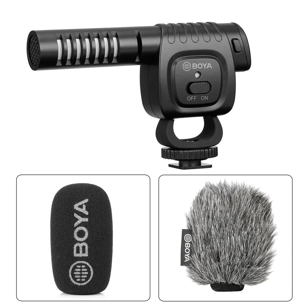 BY-BM3011 Cardioid Condenser Shotgun Microphone for PC Mobile Phone DSLR Cameras Live Streaming Youtube Recording Vlog