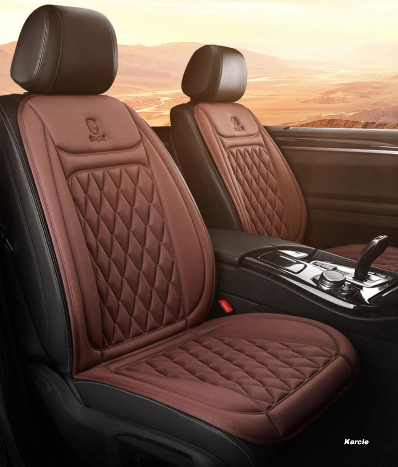 Heated Car Seat Cover 12-24V Universal Car Seat Heater 30'S Fast Heating Pad Thicken Car Heated Seat Cushion Warm Seat Protector
