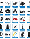 50 in 1 Action Camera Accessories Kits for GoPro/ Insta360/ DJI and Other Action Sport Cameras