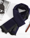 Scarves Man Autumn Winter Thick Warm Cashmere Business Long Wraps Boy Classic Shawl muffler