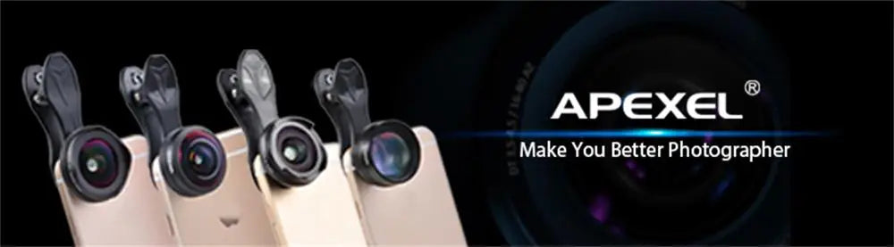 100X Smartphone Microscope Lens with LED Light Universal Clip