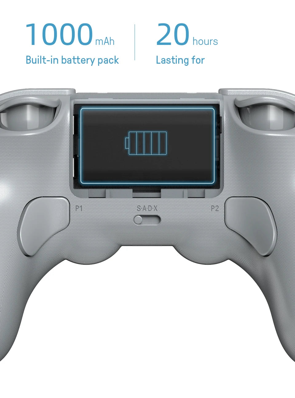 Bluetooth Gaming Controller with Hall Effect Joysticks for Nintendo Switch PC and Android