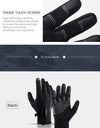 Outdoor Winter Riding Gloves Warm Touchscreen Wear Resistant Non-slip Zipper Cycling Motorcycle Gloves Men Hiking Working
