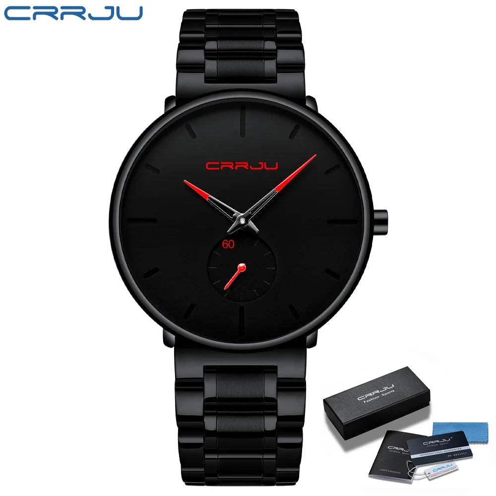 Watches Stainless Steel Men's Wrist Watch Casual Luxury Waterproof Sport Watch for Men Quartz Watch Relogio Masculino