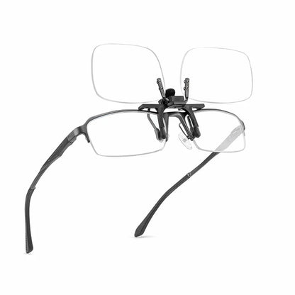 Clip On Reading Glasses Magnifier Women Men Rimless Presbyopia Spectacles Clips Lens Flip up Portable Reading Glasses