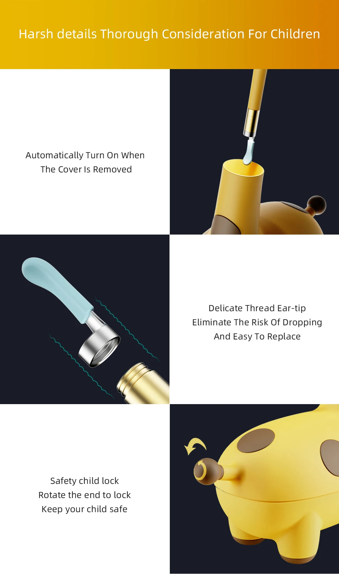 D3 Pro  Use Smart Visual Earpick Ear Cleaner Earax Removal Tool 8.0 MP Camera Otoscope Waterproof  Endoscope