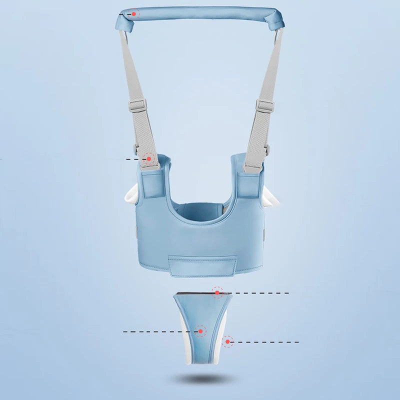 Learning Walking Belt  Walker  Rope Boy Girl Seat Walk Anti-fall Belt  Dual-use  Traction Rope Artifact