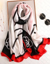 Women Summer Silk Scarves Shawl Lady Wrap Soft Female Echarpe Designer Beach Stole Bandana foulard muffler