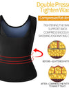 Women Sauna Sweat Vest Polymer Waist Trainer Weight Loss  Shapewear Tummy Slimming Sheath Workout Body Shaper Corset Fitness Top