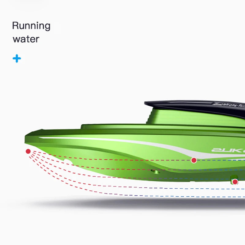 Mini RC Boats High Speed Electronic Racing Remote Control  Ship  Competition Water Toys Gifts Led Light
