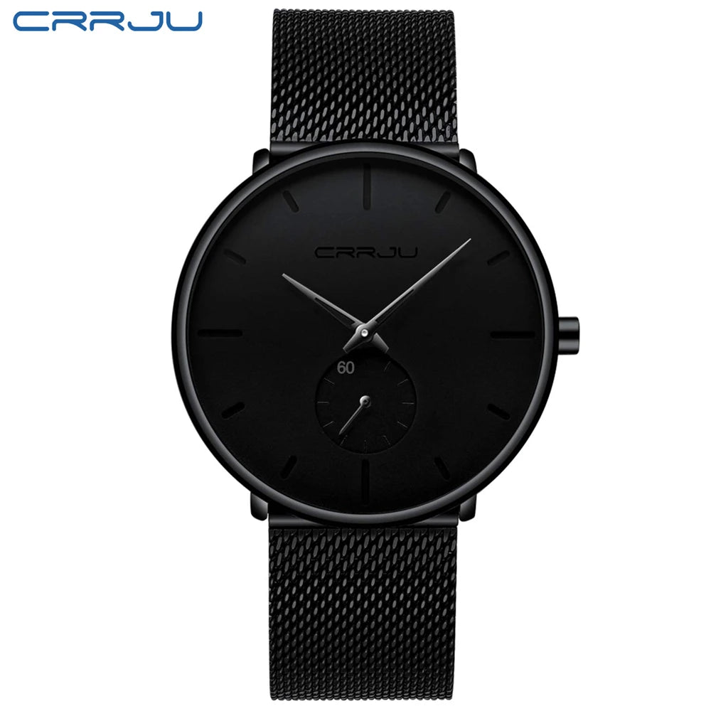 Fashion Blue Men Watch Top Luxury Brand Minimalist Ultra-thin Quartz Watch Casual Waterproof Clock Relogio Masculino