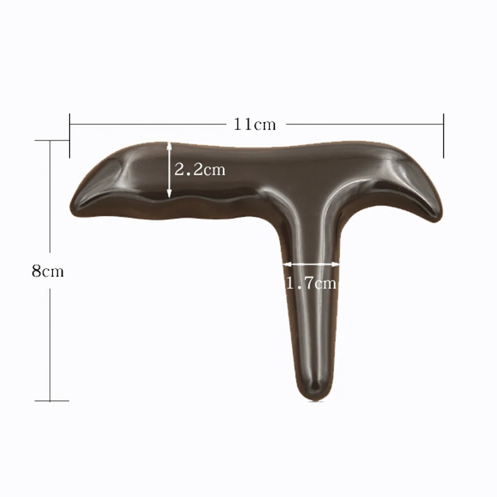 5A grade Original Si Bin Bian stone massage guasha kit point massage dog 140x70x75mm 100% original