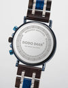 Fashion Classic Watches Wooden Red Sandalwood Quartz Wristwatch Male Chronograph Waterproof Auto Date