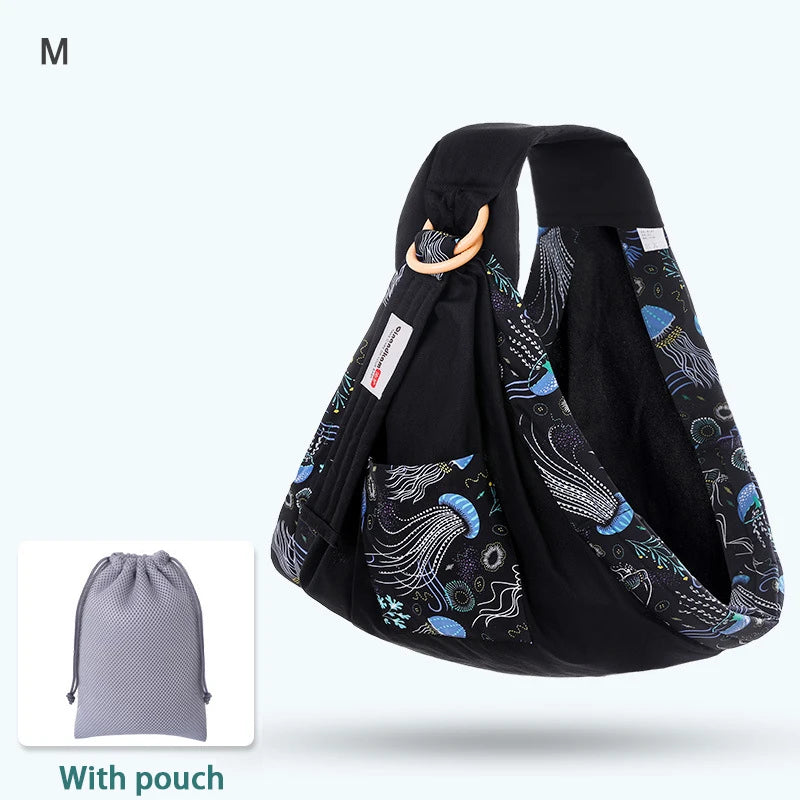 Wrap  Sling Dual Use  Nursing Cover Carrier Mesh Fabric Breastfeeding Carriers Up To 130 Lbs (0-36M)