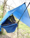 Portable Outdoor Camping Hammock with Mosquito Net High Strength Parachute Fabric Hanging Bed Hunting Sleeping Swing