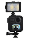 Shockproof Side Frame Mount Protective Case for GoPro Max Housing Shell with Base & Long Screw Action Camera Accessories