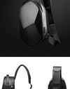 Hard Shell Design 3.0 USB Charging Crossbody Bag Shoulder Bags Male Waterproof Short Trip Chest Bag Pack for Men Sling Bag