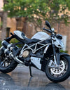 1/12 Streetfighter Alloy Sports Motorcycles Model Diecast Simulation Metal Racing Street Motorcycles Model Sound Light Gift