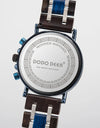 Custom Private Watch for Men Quartz Chronograph Male Wristwatches Men Stop Engrave Brand Name Logo