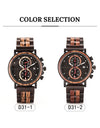 Watches Quartz Metal Stainless Steel Timer Chronograph Wristwatch Date Display