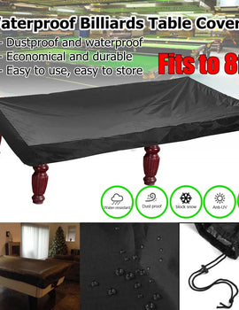 245*140*20CM PVC Table Billiard Cover feet Billiard tennis Table Cover R.ips Resistant Oxford Pool Table Billiard Cover