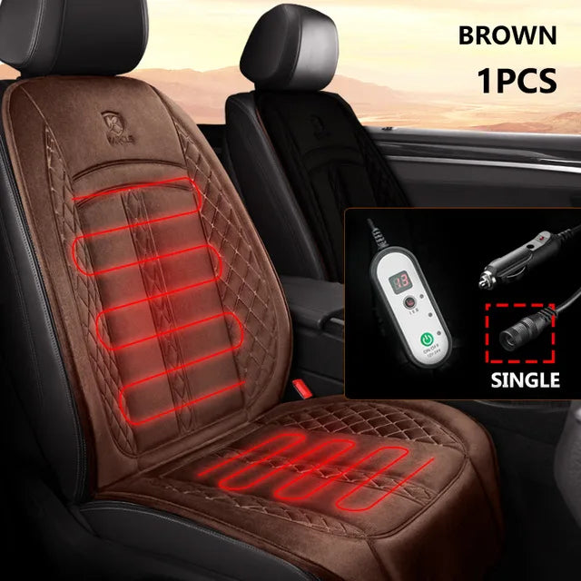 12V 24V Heated Car Seat Cover Universal Winter Electric Heating Cushion