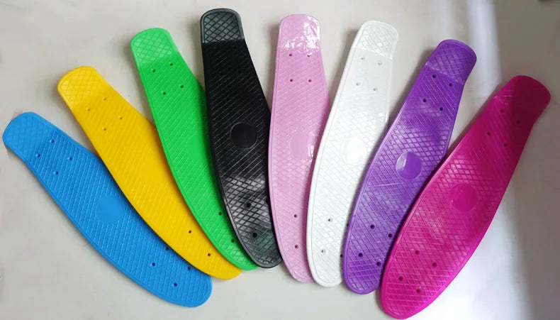 22'' Fish Skateboard Deck Mini Cruiser Board  Scooter Skate Boards Penny Board Single Rocker Skate Deck Ice Cream Deck