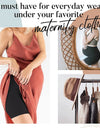 Maternity Shapewear Short for Dresse Seamless High Waisted Pregnancy Pettipant Underwear Mid-Thigh Belly Support Panties