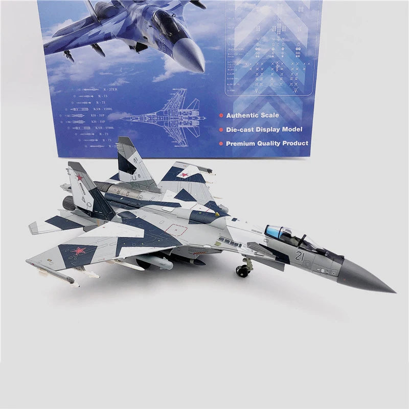 Russian Air Force Su-35 Fighter Aircraft Model