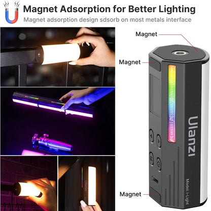 i-Light Handheld Light Stick RGB Led Video Light 2500-9000K Photography Light Rgb Ice Light Tube Light for Youtube Live