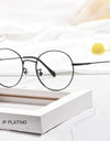 Ultra Light Retro β-Titanium Round Eyeglasses Frame Myopia Optical Prescription Glasses Frame Men And Women 6621X