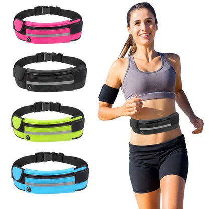 Sports Waist Pack Men Belt Pouch Women Running Belt Waist Bag Men Waterproof Fanny Pack Wallet Portable Phone Holder Gym