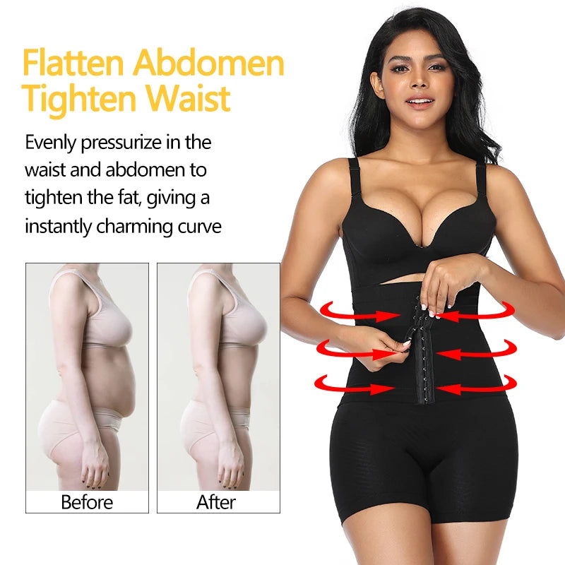 Women Shapewear High Waist Trainer Tummy Control Shorts Slimming Body Shaper Butt Lifter Boyshorts Corrective Underwear