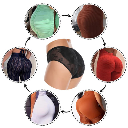 Women Shaper Butt Padded Panty Booty Lifter Hip Enhancer Shapewear Padding Briefs Fake Pads Underpants Push Up Underwear