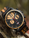 Wood Watch Private Custom Logo Engraving Message Quartz Wristwatches Chronograph