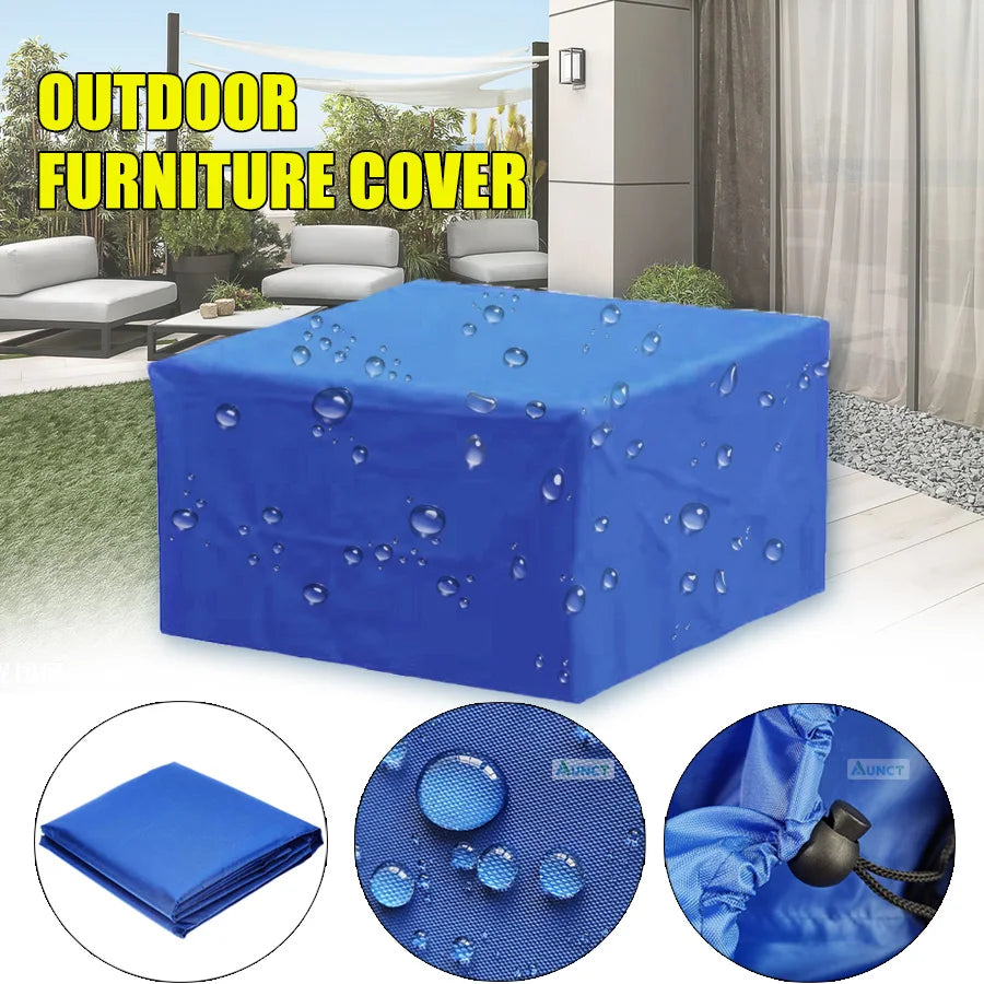 Waterproof 210D Patio Furniture Cover Outdoor Garden Sofa Table Chair Dustproof Rain Snow Protector