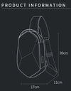 Hard Shell Design 3.0 USB Charging Crossbody Bag Shoulder Bags Male Waterproof Short Trip Chest Bag Pack for Men Sling Bag