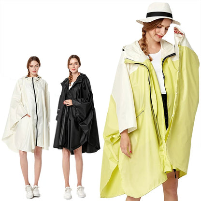 Women Breathable Raincoat Lightweight Rain Coat Poncho Ladies Waterproof Cloak Raincoats