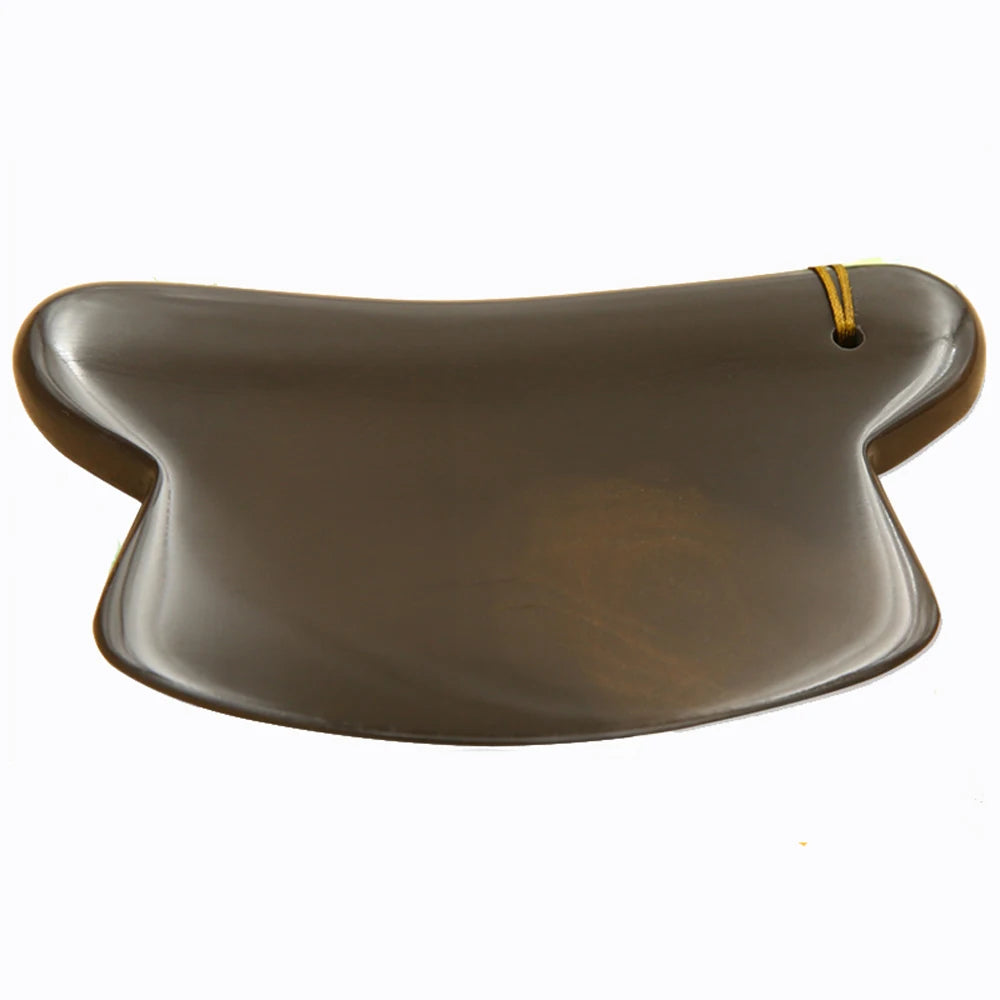 5A Grade Si Bin Bian Stone Massage Guasha Beauty Face Plate scratching Massager Tool body face slimming scraper V-line face