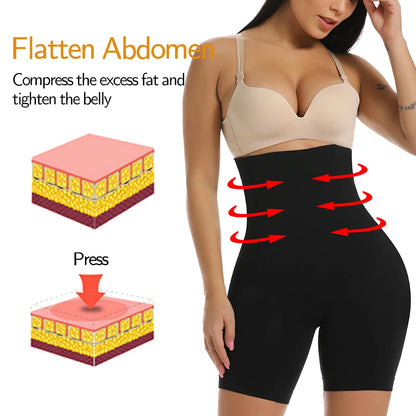 Women Body Shaper Tummy Control Shorts Slimming Underwear High Waist Shaping Panties Thigh Slimmer Safety Short Pants Shapewear