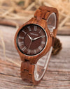 Fashion Wood Watch Magnetic Female Clock Quartz Wrist watches Ladies Roman Dial