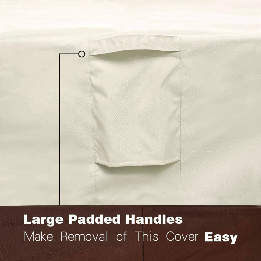 Heavy Duty Waterproof Patio Furniture Cover 420D Outdoor Dining Table Chair Rain Snow UV Protector